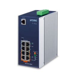 PLANET IGS-4215-4P4T commutateur réseau Géré L2/L4 Gigabit Ethernet (10/100/1000) Connexion Ethernet, supportant l'alimentation via ce port (PoE) Bleu, Blanc