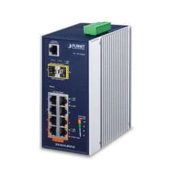 PLANET IGS-4215-4P4T2S commutateur réseau Géré L2/L4 Gigabit Ethernet (10/100/1000) Connexion Ethernet, supportant l'alimentation via ce port (PoE) Bleu, Blanc