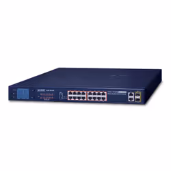 PLANET FGSW-1822VHP, Non-géré, Fast Ethernet (10/100), Full duplex, Connexion Ethernet, supportant l'alimentation via ce port ...