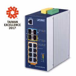 PLANET IGS-5225-8P2S2X, Géré, L3, Gigabit Ethernet (10/100/1000), Full duplex, Connexion Ethernet, supportant l'alimentation  ...