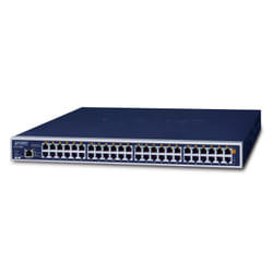 PLANET UPOE-2400G commutateur réseau Gigabit Ethernet (10/100/1000) Connexion Ethernet, supportant l'alimentation via ce port (PoE) Bleu
