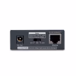 PLANET POE-172S séparateur voix-données Noir Connexion Ethernet, supportant l'alimentation via ce port (PoE) - Vue supplémentaire 4