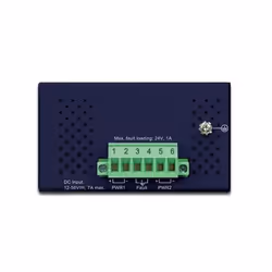 PLANET IGS-614HPT commutateur réseau Non-géré Gigabit Ethernet (10/100/1000) Connexion Ethernet, supportant l'alimentation via ce port (PoE) Bleu
