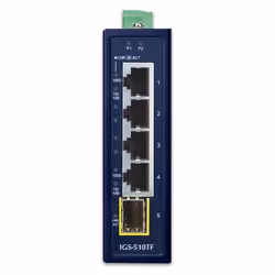 PLANET IGS-510TF commutateur réseau Non-géré Gigabit Ethernet (10/100/1000) Bleu