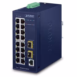 PLANET IGS-4215-16T2S, Géré, L2/L4, Gigabit Ethernet (10/100/1000), Full duplex, Montage mural