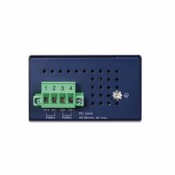 PLANET IPOE-270-12V commutateur réseau Connexion Ethernet, supportant l'alimentation via ce port (PoE) Bleu - Vue supplémentaire 3