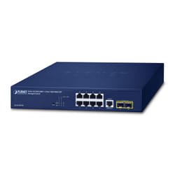 PLANET 10/100/1000T + 2-Port Géré L2/L4 Gigabit Ethernet (10/100/1000) 1U Bleu