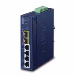 PLANET Industrial L2/L4 4-Port, Géré, L2/L4, Gigabit Ethernet (10/100/1000), Full duplex, Montage mural