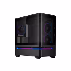 ASUS Prime AP202 TG ARGB Noir – Boîtier PC mATX Compact