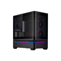 ASUS Prime AP202 TG ARGB Noir – Boîtier PC mATX Compact