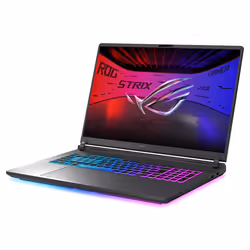 ASUS ROG Strix G18 G815LP-DRF9057W laptop Intel Core Ultra 9 275HX Ordinateur portable 45,7 cm (18") WQXGA 32 Go DDR5-SDRAM 1 To SSD NVIDIA GeForce RTX 5070 Wi-Fi 7 (802.11be) Windows 11 Home Noir, Gris