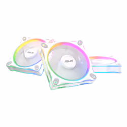 ASUS Prime MR120 Fan ARGB Reverse White 3in1, Ventilateur, 12 cm, 1600 tr/min, Blanc
