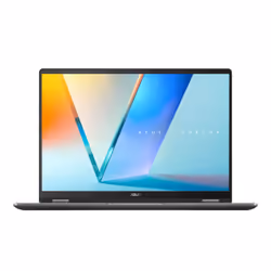 ASUS Vivobook 14 Flip TP3407SA-QL019X Intel Core Ultra 5 226V Hybride (2-en-1) 35,6 cm (14") Écran tactile WUXGA 16 Go LPDDR5x-SDRAM 512 Go SSD Wi-Fi 7 (802.11be) Windows 11 Pro Gris