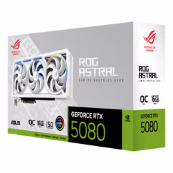 ASUS ROG Astral - -RTX5080-O16G-WHITE NVIDIA GeForce RTX 5080 16 Go GDDR7 - Vue supplémentaire 8