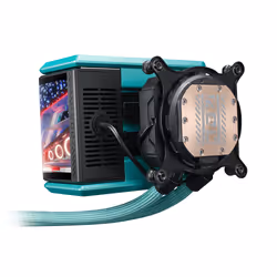 ASUS ROG RYUO IV 360 ARGB Hatsune Miku Edition Processeur Refroidisseur de liquide tout-en-un 12 cm Noir, Turquoise - Vue supplémentaire 3