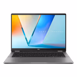 ASUS Vivobook 14 Flip TP3407SA-QL123X Copilot+ PC Intel Core Ultra 7 256V Hybride (2-en-1) 35,6 cm (14") Écran tactile WUXGA 16 Go LPDDR5x-SDRAM 1 To SSD Wi-Fi 7 (802.11be) Windows 11 Pro Gris