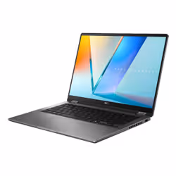 ASUS Vivobook 14 Flip TP3407SA-QL123X Copilot+ PC Intel Core Ultra 7 256V Hybride (2-en-1) 35,6 cm (14") Écran tactile WUXGA 16 Go LPDDR5x-SDRAM 1 To SSD Wi-Fi 7 (802.11be) Windows 11 Pro Gris - Vue supplémentaire 4