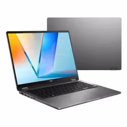 ASUS Vivobook 14 Flip TP3407SA-QL123X Copilot+ PC Intel Core Ultra 7 256V Hybride (2-en-1) 35,6 cm (14") Écran tactile WUXGA 16 Go LPDDR5x-SDRAM 1 To SSD Wi-Fi 7 (802.11be) Windows 11 Pro Gris - Vue supplémentaire 5