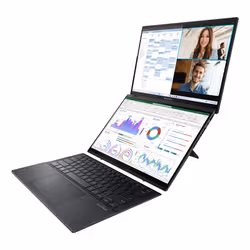 ASUS Zenbook Duo UX8406CA-ISCQL302X Intel Core Ultra 9 285H Hybride (2-en-1) 35,6 cm (14") Écran tactile WUXGA 32 Go LPDDR5x-SDRAM 1 To SSD Wi-Fi 7 (802.11be) Windows 11 Pro Gris - Vue supplémentaire 6