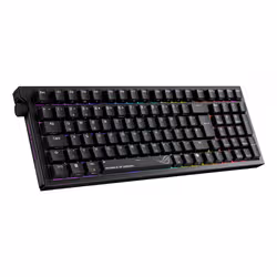 ASUS ROG Strix Morph 96 Wireless clavier Gaming USB + RF Wireless + Bluetooth QWERTZ Allemand Noir - Vue supplémentaire 3