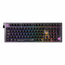 ASUS ROG Strix Morph 96 Wireless clavier Gaming USB + RF Wireless + Bluetooth QWERTZ Allemand Noir - Vue supplémentaire 4