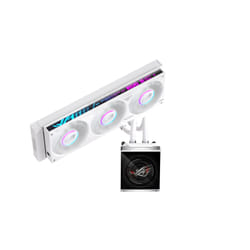 ASUS ROG STRIX SLC IV 360 ARGB LCD WHT Processeur Kit de refroidissement du liquide 12 cm Blanc 1 pièce(s)