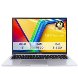 PC Portable ASUS VivoBook 16 OLED M1605 : Sans Windows - 16.0 WUXGA - AMD Ryzen 5 150 - RAM 16Go - 512Go SSD