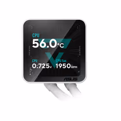 ASUS PRIME LC II 360 ARGB LCD WHT Processeur Refroidisseur de liquide tout-en-un 12 cm Blanc 1 pièce(s) - Vue supplémentaire 6