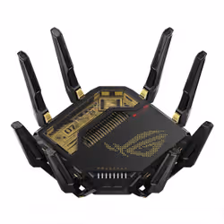 ASUS ROG Rapture GT-BE98 routeur sans fil 10 Gigabit Ethernet Quad-band (2.4 GHz / 5 GHz-1 / 5 GHz-2 / 6 GHz) Noir - Vue supplémentaire 2
