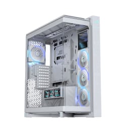 ASUS ROG CRONOX GR801 CURVE TG ARGB WHITE Midi Tower Blanc