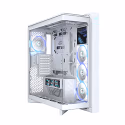 ASUS ROG CRONOX GR801 CURVE TG ARGB WHITE Midi Tower Blanc - Vue supplémentaire 3