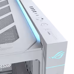 ASUS ROG CRONOX GR801 CURVE TG ARGB WHITE Midi Tower Blanc - Vue supplémentaire 6