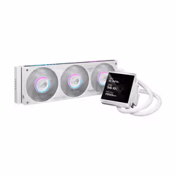 ASUS ROG Strix LC IV 360 ARGB LCD White Edition Processeur Kit de refroidissement du liquide 12 cm Blanc - Vue supplémentaire 2