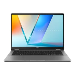 ASUS Vivobook 14 Flip TP3407AA-FLIP-DISSG1X Copilot+ PC Intel Core Ultra 7 355 Hybride (2-en-1) 35,6 cm (14") Écran tactile WUXGA 16 Go LPDDR5x-SDRAM 512 Go SSD Wi-Fi 7 (802.11be) Windows 11 Pro Gris