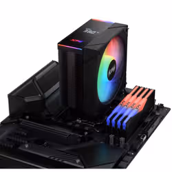 XPG MAESTRO PLUS 42SA Processeur Refroidisseur d'air 12 cm Noir - Vue supplémentaire 5