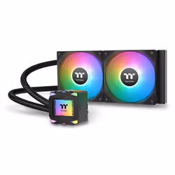 Thermaltake LA240 ARGB, Kit de refroidissement du liquide, 12 cm, 600 tr/min, 2500 tr/min, Noir