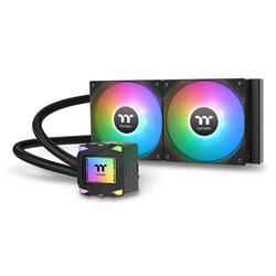 Thermaltake LA240 ARGB Carte-mère Kit de refroidissement du liquide 12 cm Noir 1 pièce(s)