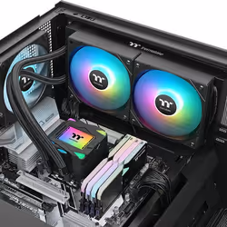Thermaltake LA240 ARGB Carte-mère Kit de refroidissement du liquide 12 cm Noir 1 pièce(s) - Vue supplémentaire 5
