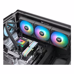 Thermaltake LA360 ARGB Carte-mère Kit de refroidissement du liquide 12 cm Noir 1 pièce(s) - Vue supplémentaire 5
