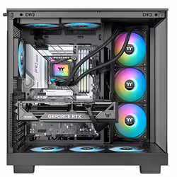 Thermaltake LA360 ARGB Carte-mère Kit de refroidissement du liquide 12 cm Noir 1 pièce(s) - Vue supplémentaire 6