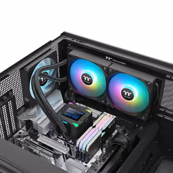 Thermaltake LA240-S ARGB Carte-mère Kit de refroidissement du liquide 12 cm Noir 1 pièce(s) - Vue supplémentaire 5