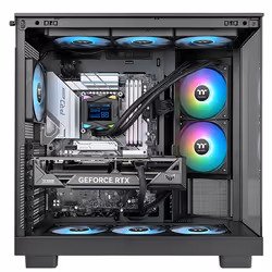 Thermaltake LA240-S ARGB Carte-mère Kit de refroidissement du liquide 12 cm Noir 1 pièce(s) - Vue supplémentaire 6