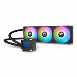 Thermaltake LA360-S ARGB, Kit de refroidissement du liquide, 12 cm, 600 tr/min, 2500 tr/min, Noir