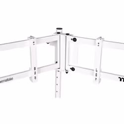 Thermaltake GSC-MSP-MDSLWH-01 support d'écran plat pour bureau 139,7 cm (55") Sol Blanc - Vue supplémentaire 2