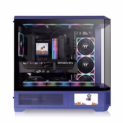 Thermaltake CA-11H-00FNWN-00 unité centrale Full Tower Bleu - Vue supplémentaire 2