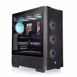 Thermaltake S380 TG ARGB Midi Tower Noir - Vue supplémentaire 5
