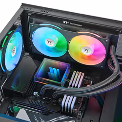 Thermaltake TH240 V3 ARGB Processeur Refroidisseur de liquide tout-en-un 12 cm Noir 1 pièce(s) - Vue supplémentaire 5