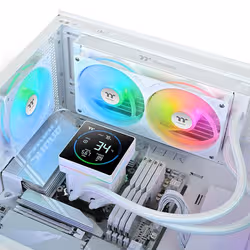 Thermaltake TH240-S V3 ARGB Processeur Refroidisseur de liquide tout-en-un 12 cm Blanc 1 pièce(s) - Vue supplémentaire 5