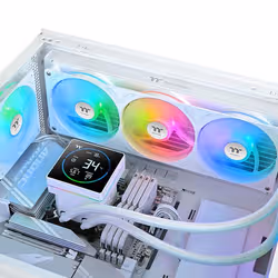 Thermaltake TH360-S V3 ARGB Processeur Refroidisseur de liquide tout-en-un 12 cm Noir, Blanc 1 pièce(s) - Vue supplémentaire 5
