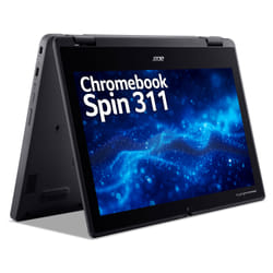 Acer Chromebook R724T-TCO-K01L MediaTek 11.6" PC portable Écran tactile HD 8Go RAM 64Go Flash Wi-Fi 6 ChromeOS Noir Français